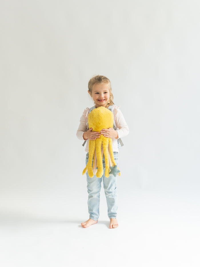 SARO BABY Ocean Life Gigant Multi-aktivitets Bamse - Mustard